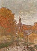 Street in Fecamp Claude Monet